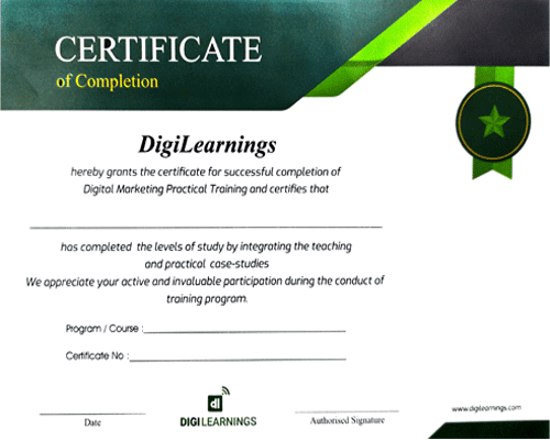 Digi learnings Certification