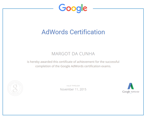 Google adwords Certification