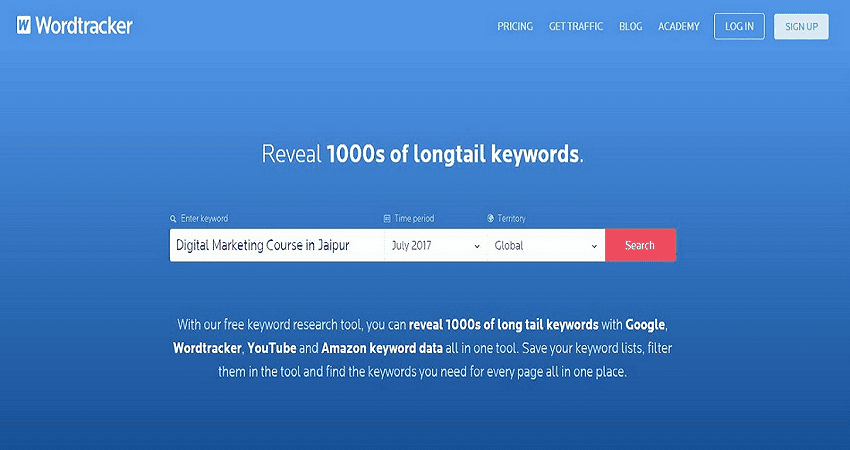 keyword wordtracker